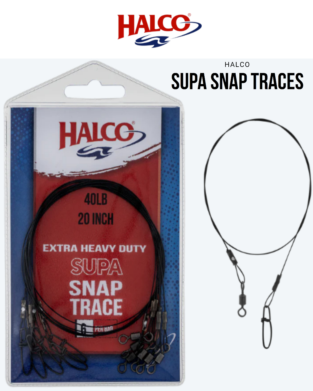 Halco Supa Snap Traces