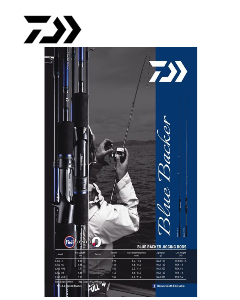 Daiwa Blue Backer Jigging Rods