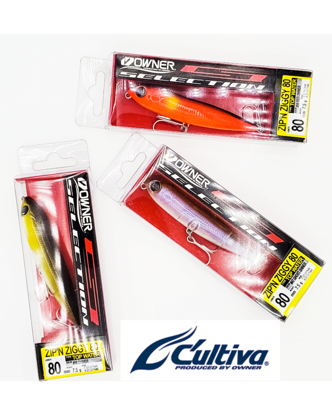 OWNER ZIP'N ZIGGY 80 Top Water (ZZ-80)