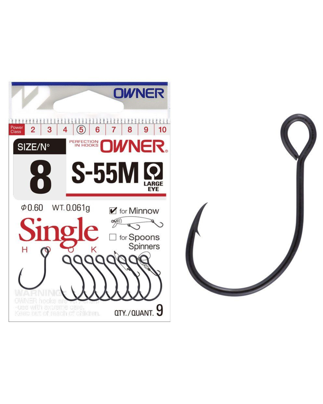 OWNER S-55M SINGLE HOOK