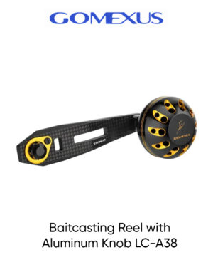Gomexus Carbon Handle for Baitcasting Reel with Aluminum Knob LC-A38