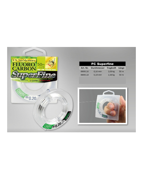 SASAME Fluoro Carbon Superfine 50m