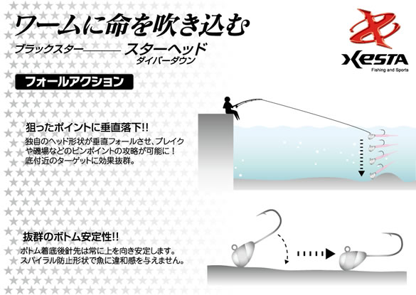 XESTA Star Head Diver Down