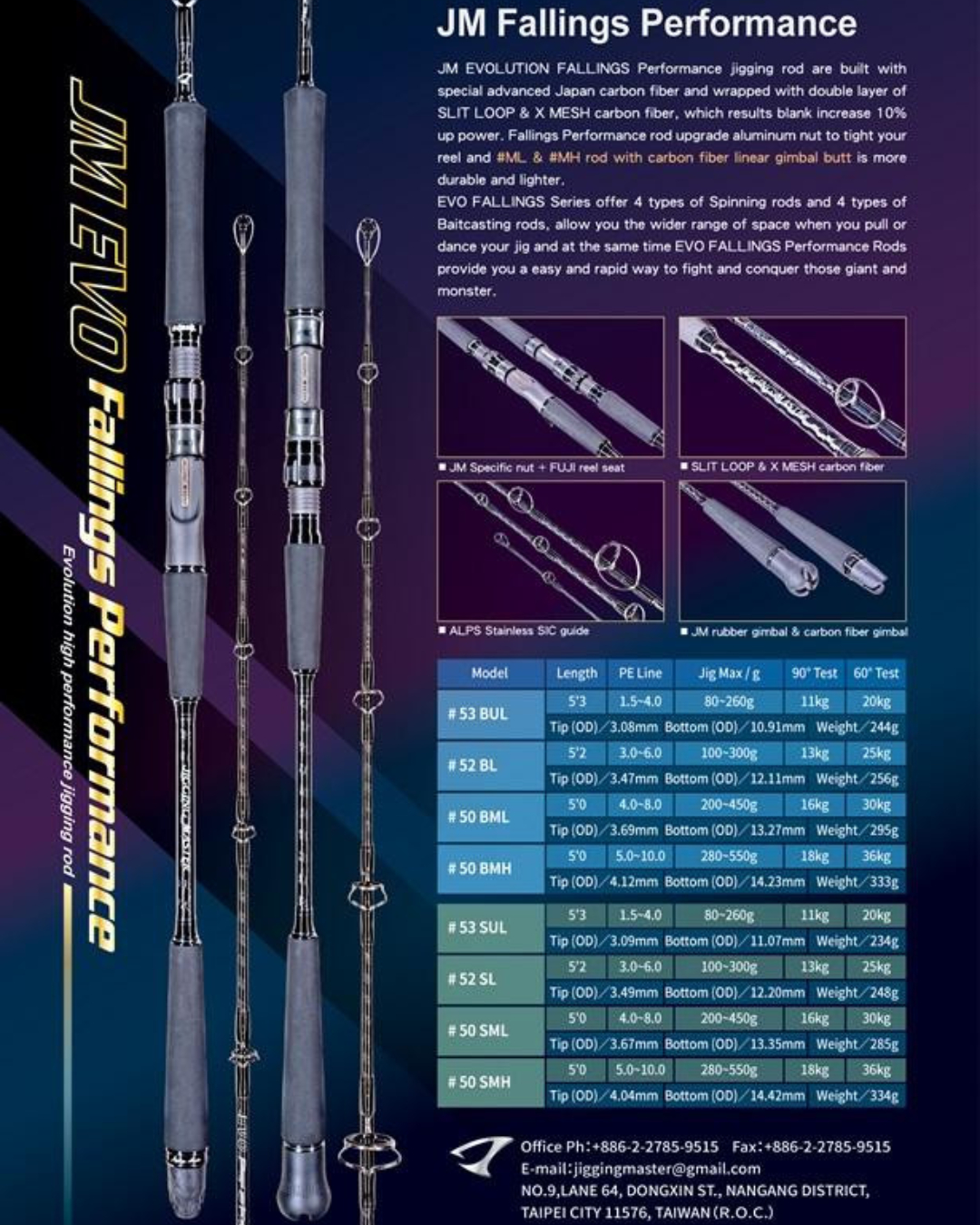 Jigging Master Evolution Fallings Performance