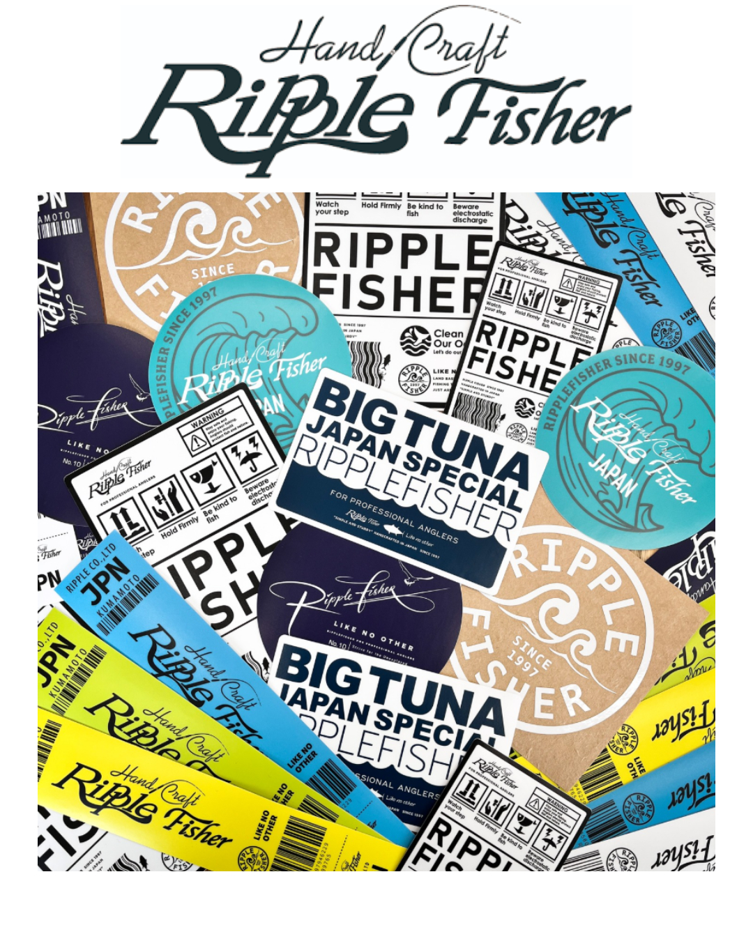 Ripple Fisher Stickers