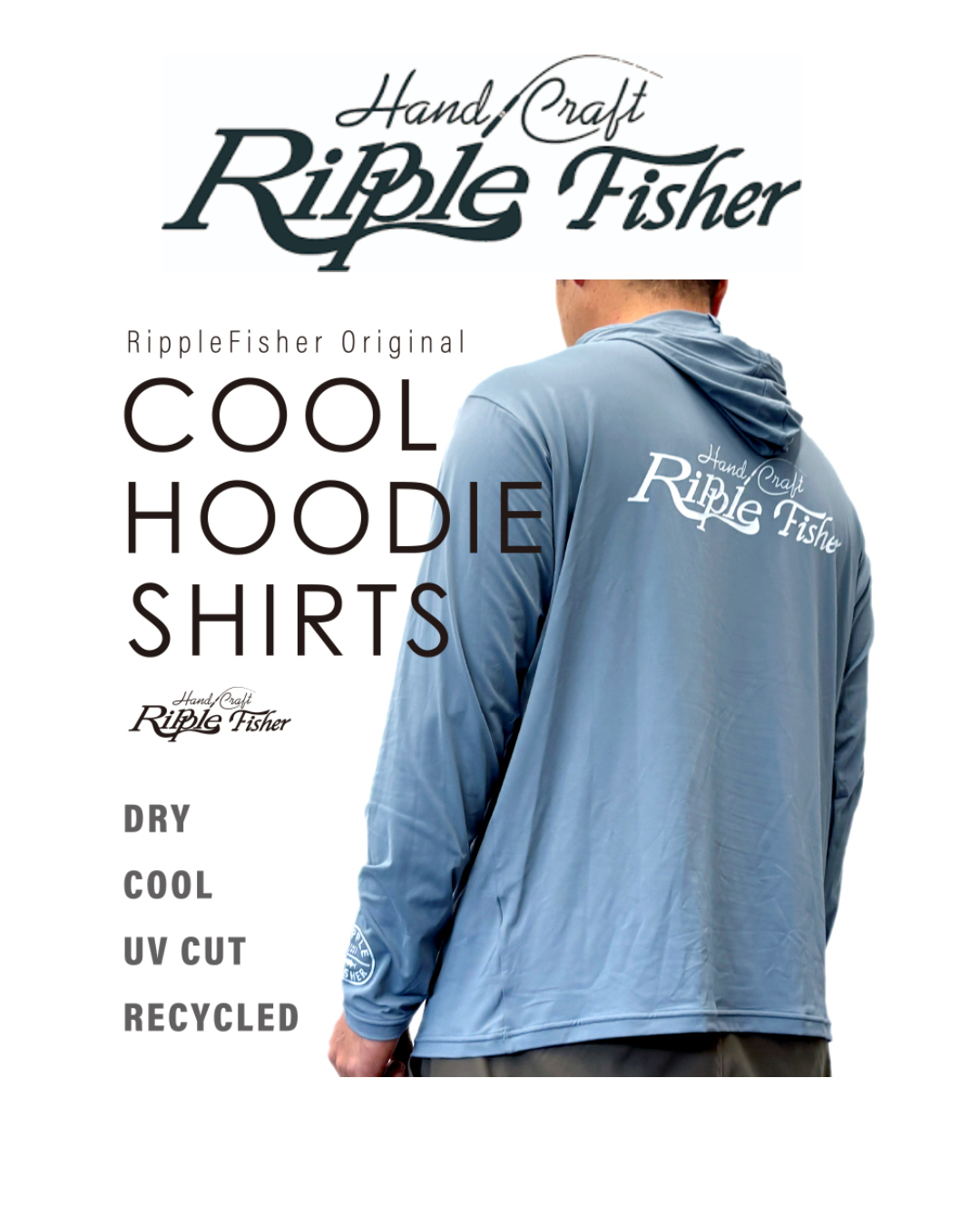 Ripple Fisher Cool Hoodie Shirt