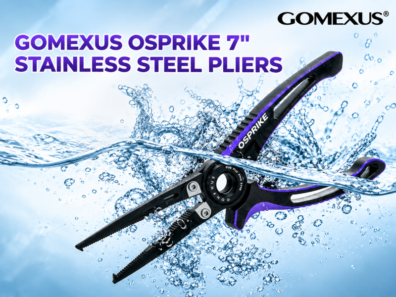 Gomexus Osprike 7″ Stainless Steel Saltwater Fishing Pliers